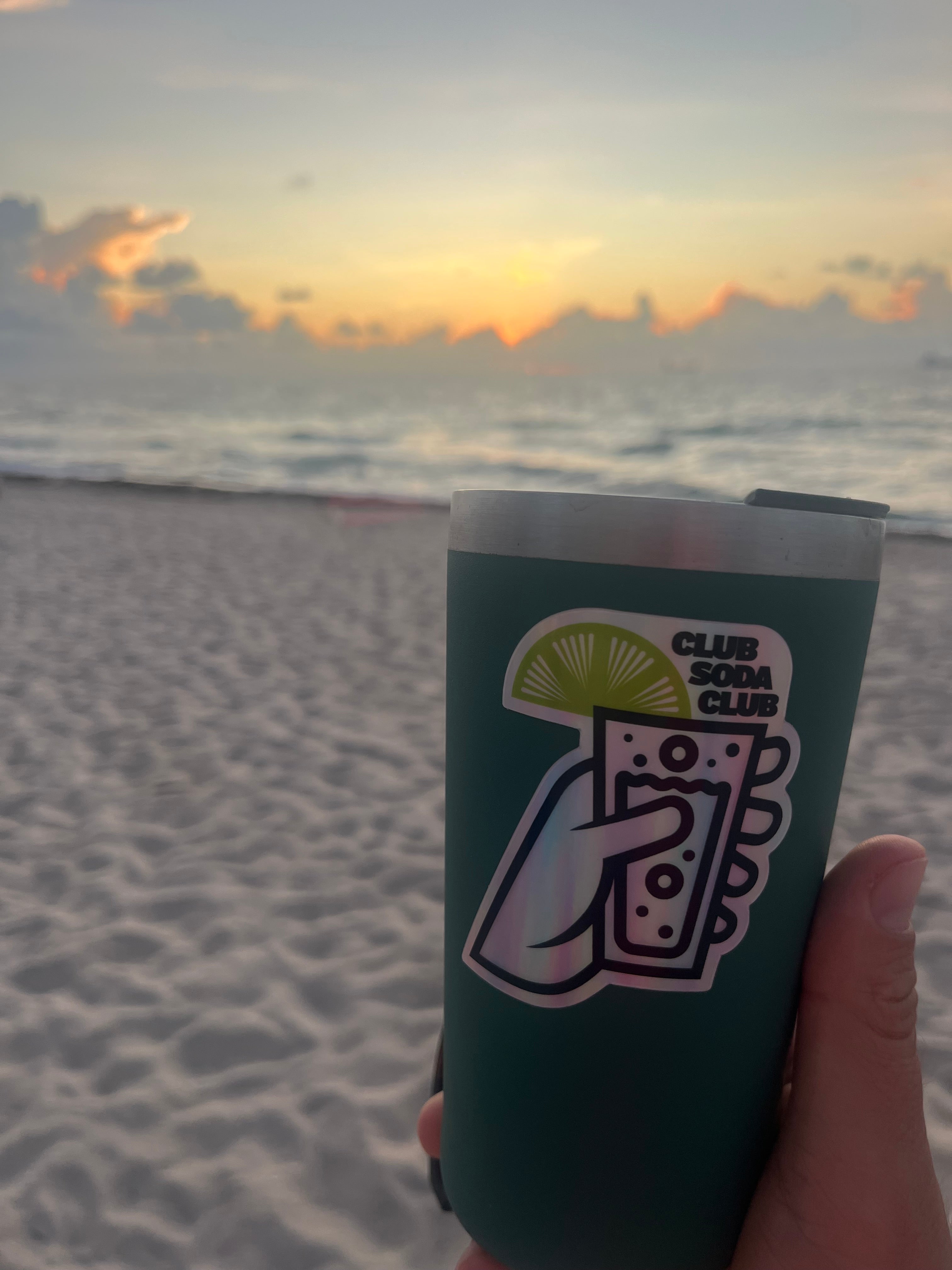 Toast Holographic Sticker