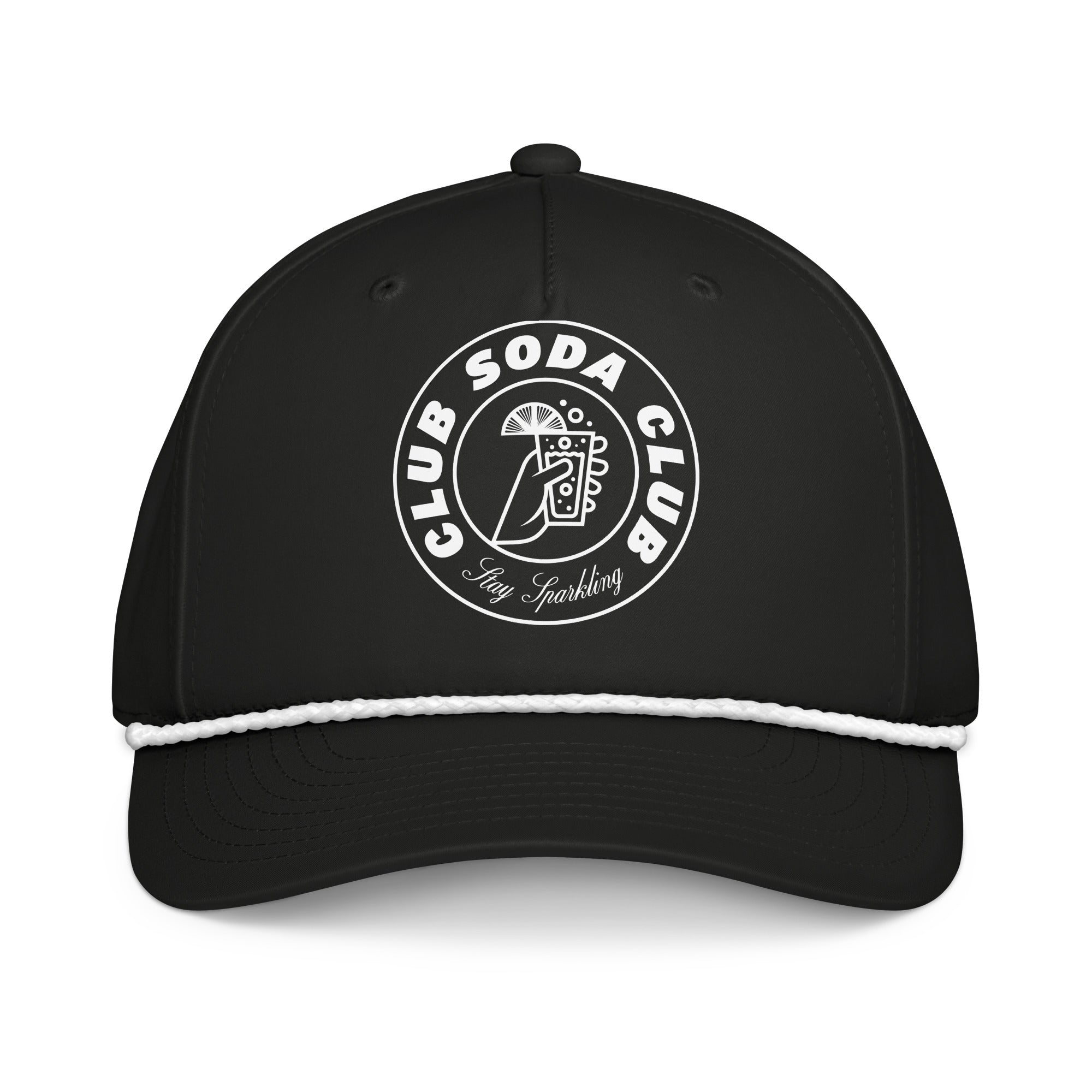 Club Soda Club™ Rope Snapback (Black)