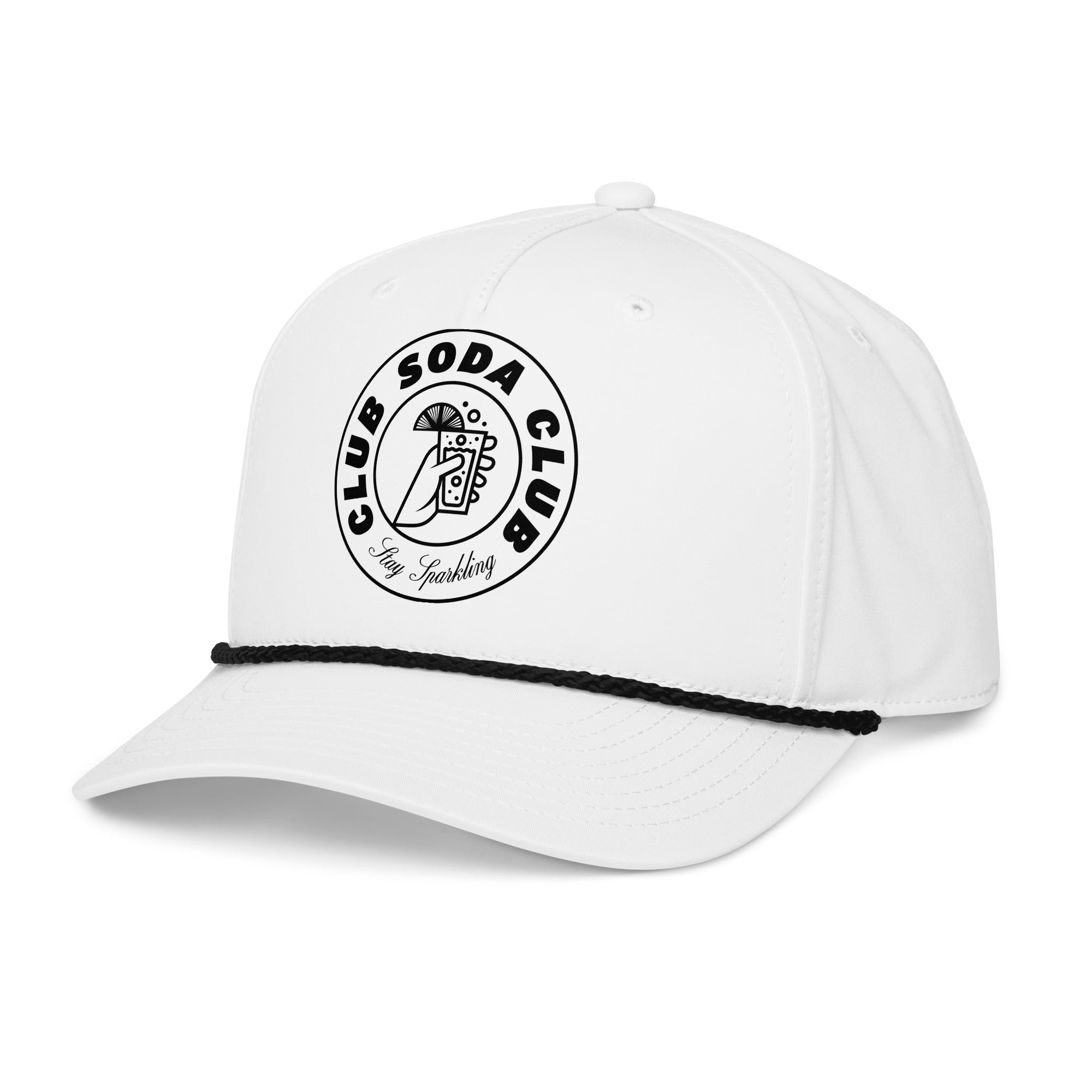 Club Soda Club™ Rope Snapback (White)