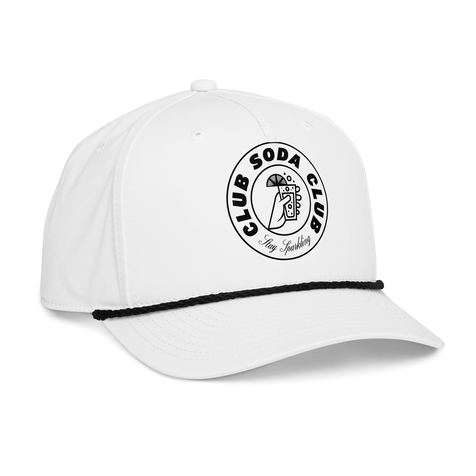 Club Soda Club™ Rope Snapback (White)