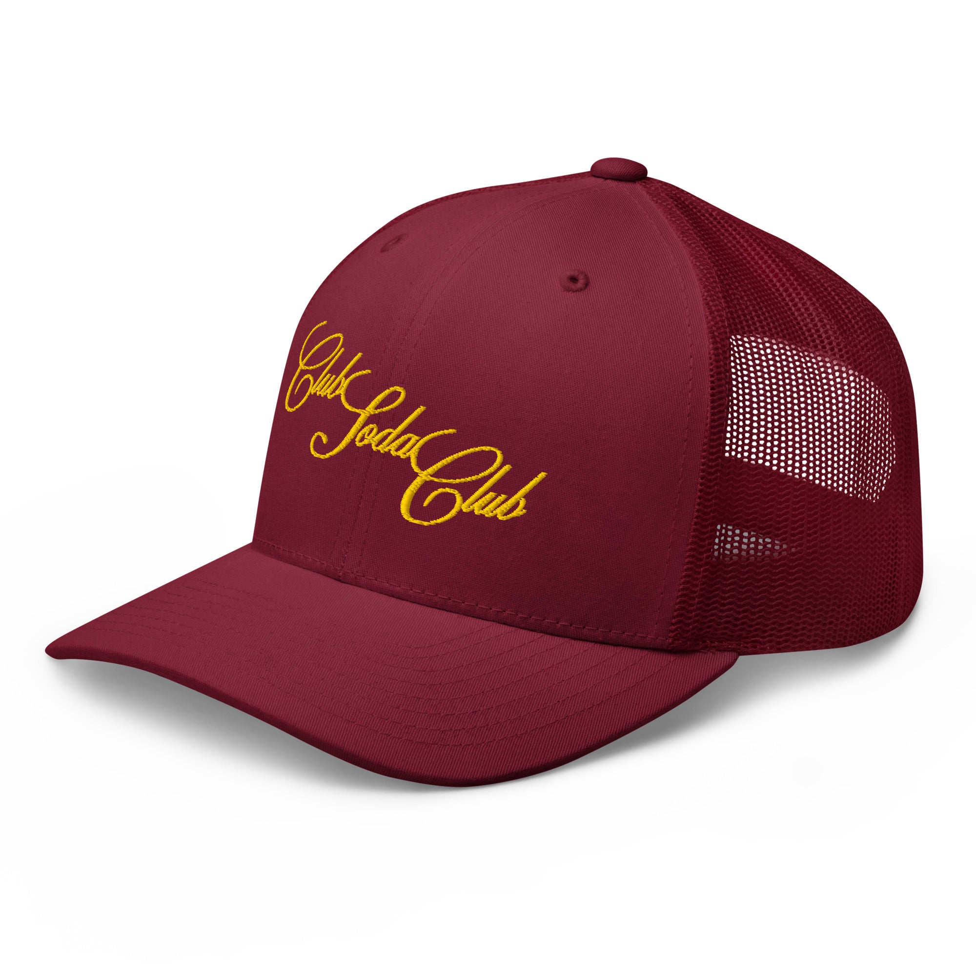 Club Soda Club™ Trucker Hat (Crimson)