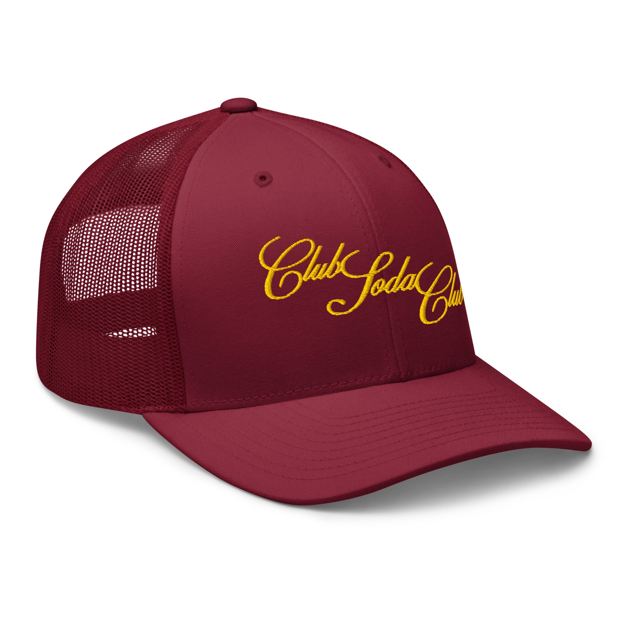 Club Soda Club™ Trucker Hat (Crimson)