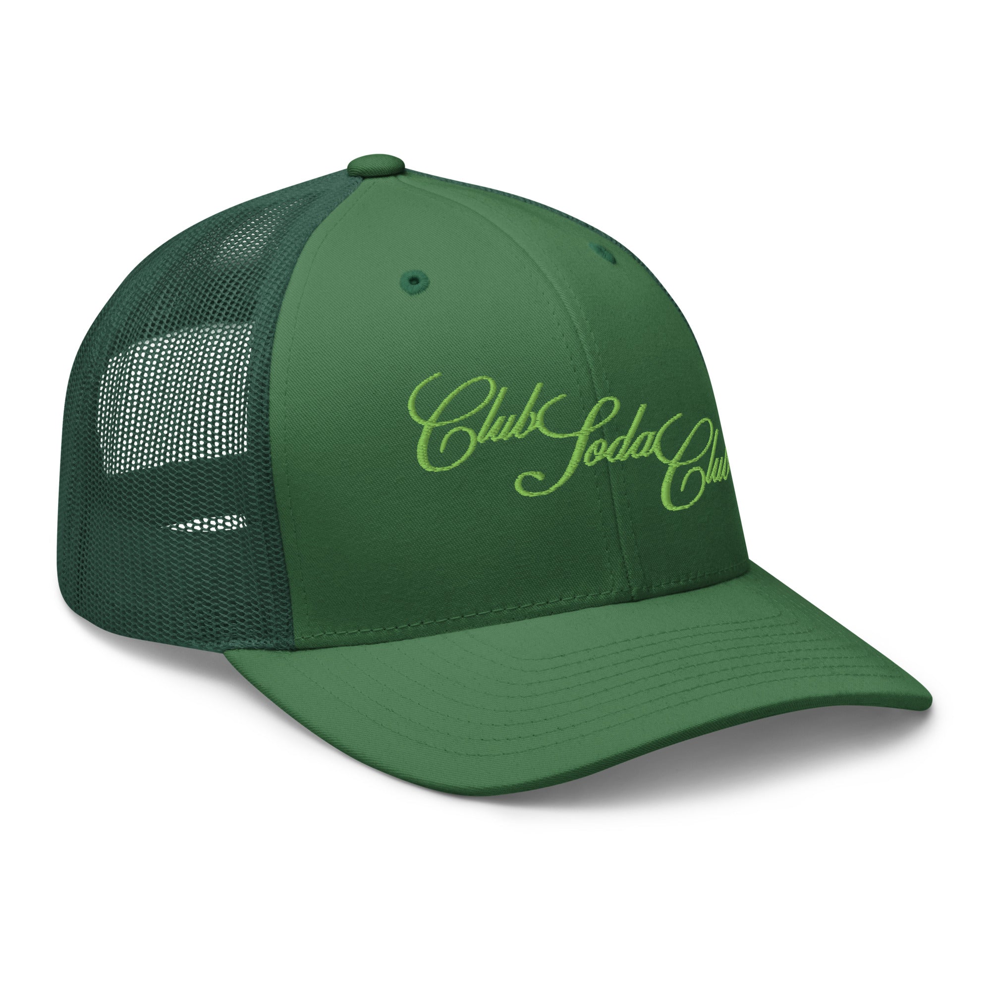Club Soda Club™ Trucker Hat (Forrest Green)