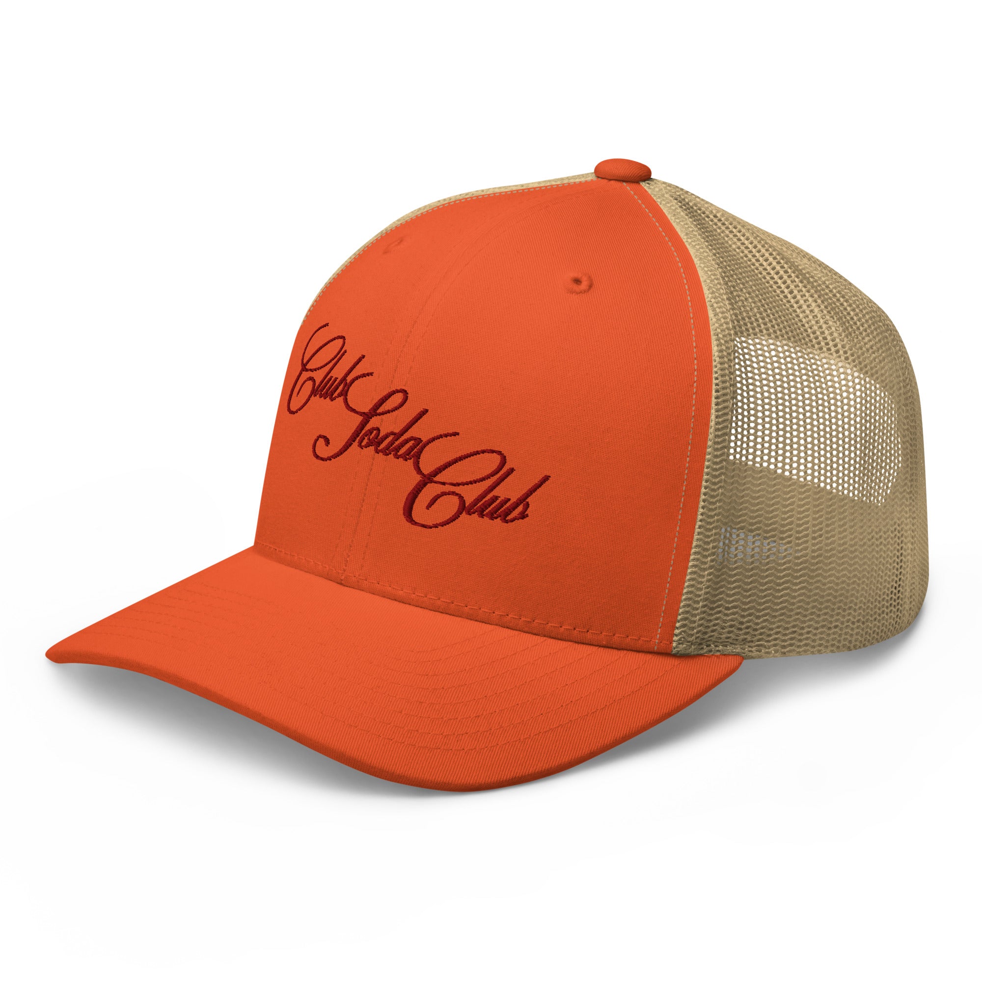 Club Soda Club™ Trucker Hat (Rustic Orange)