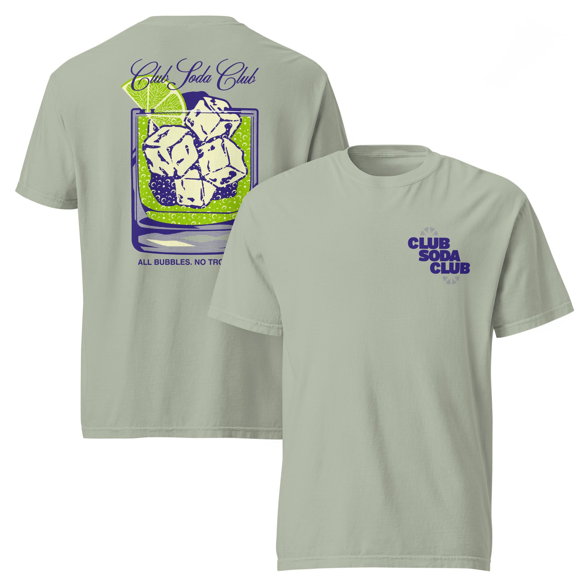 Club Soda on the Rocks Tee (Bay)