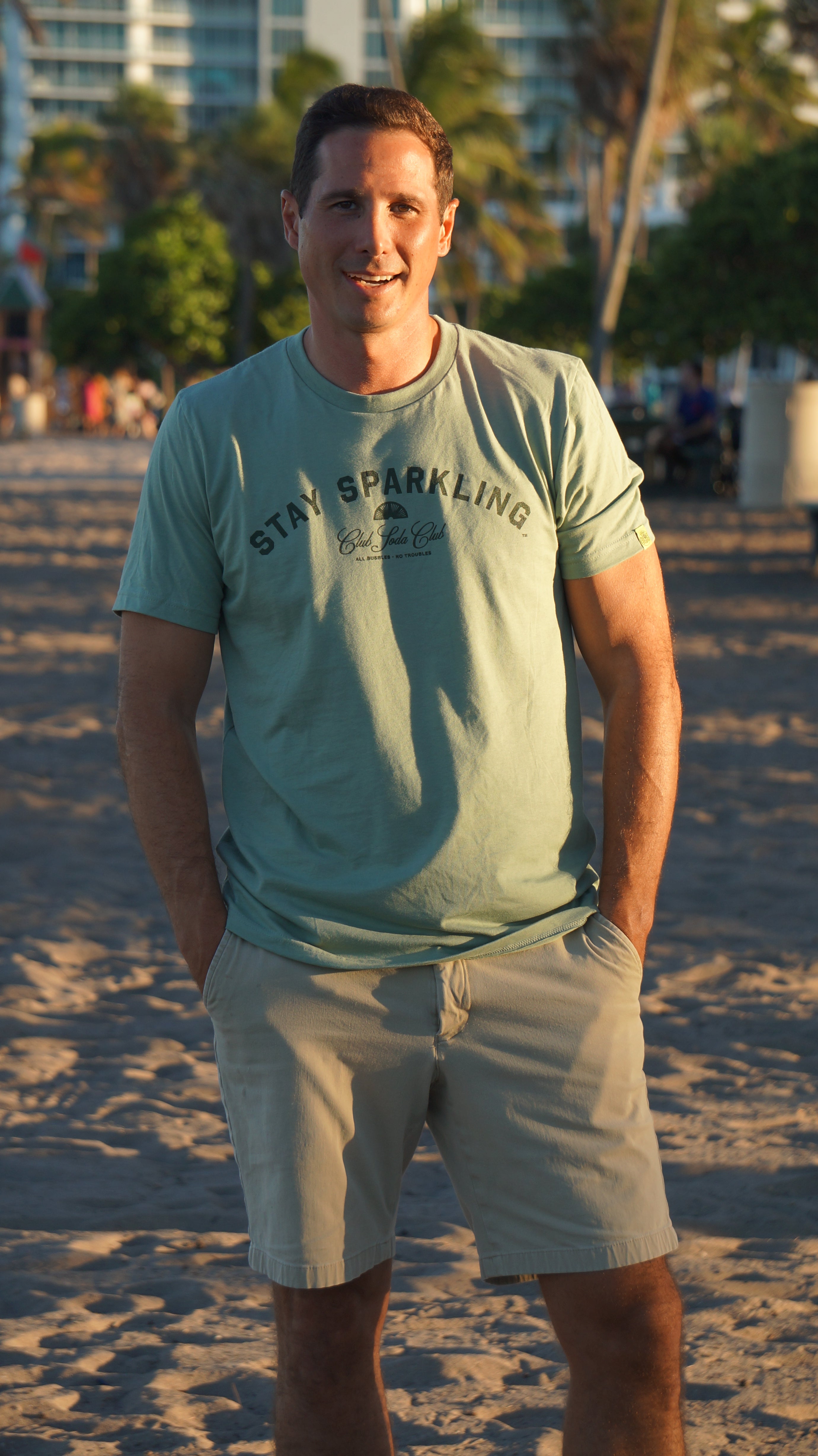 Stay Sparkling™ Tee (Sage)