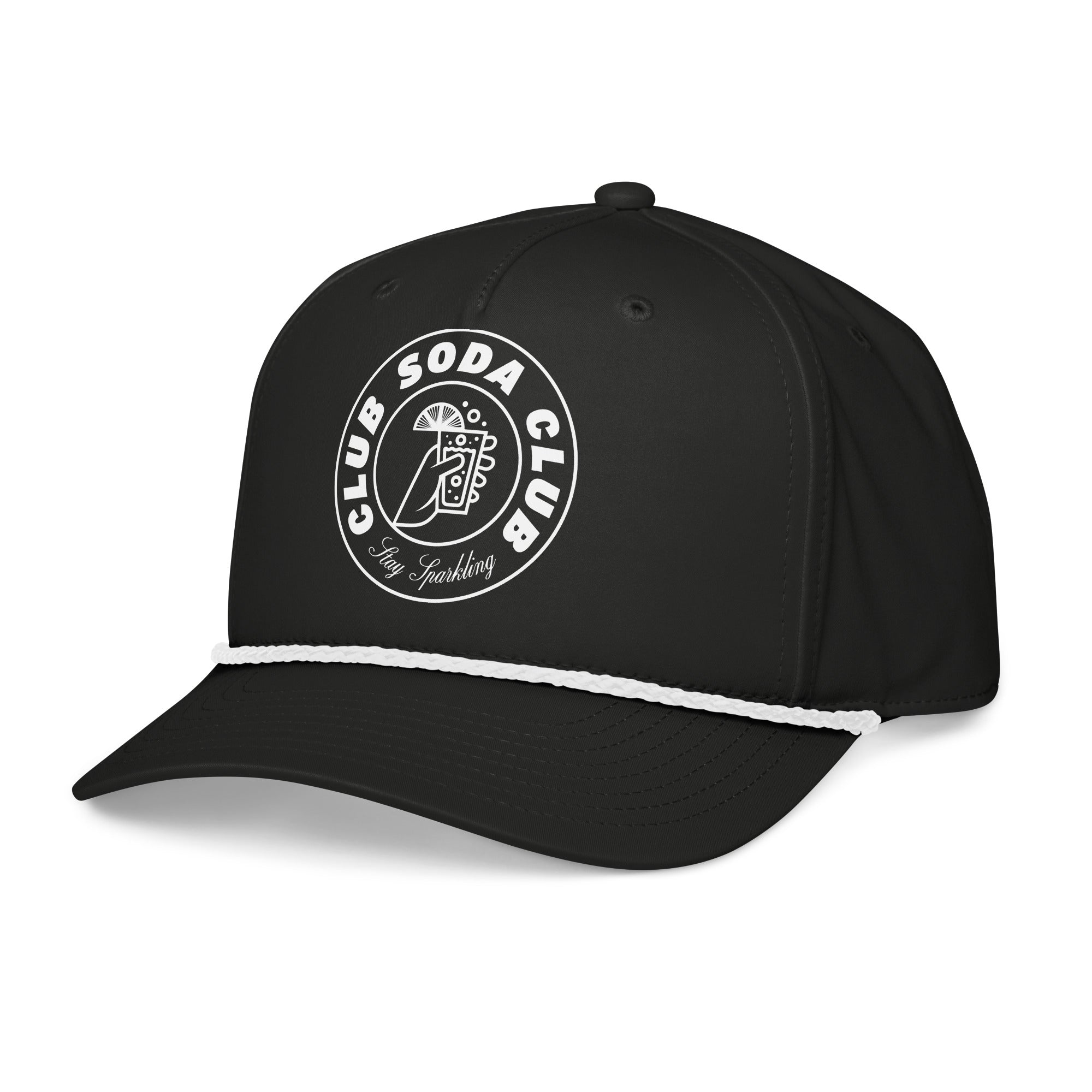 Club Soda Club™  Rope Snapback (Black)