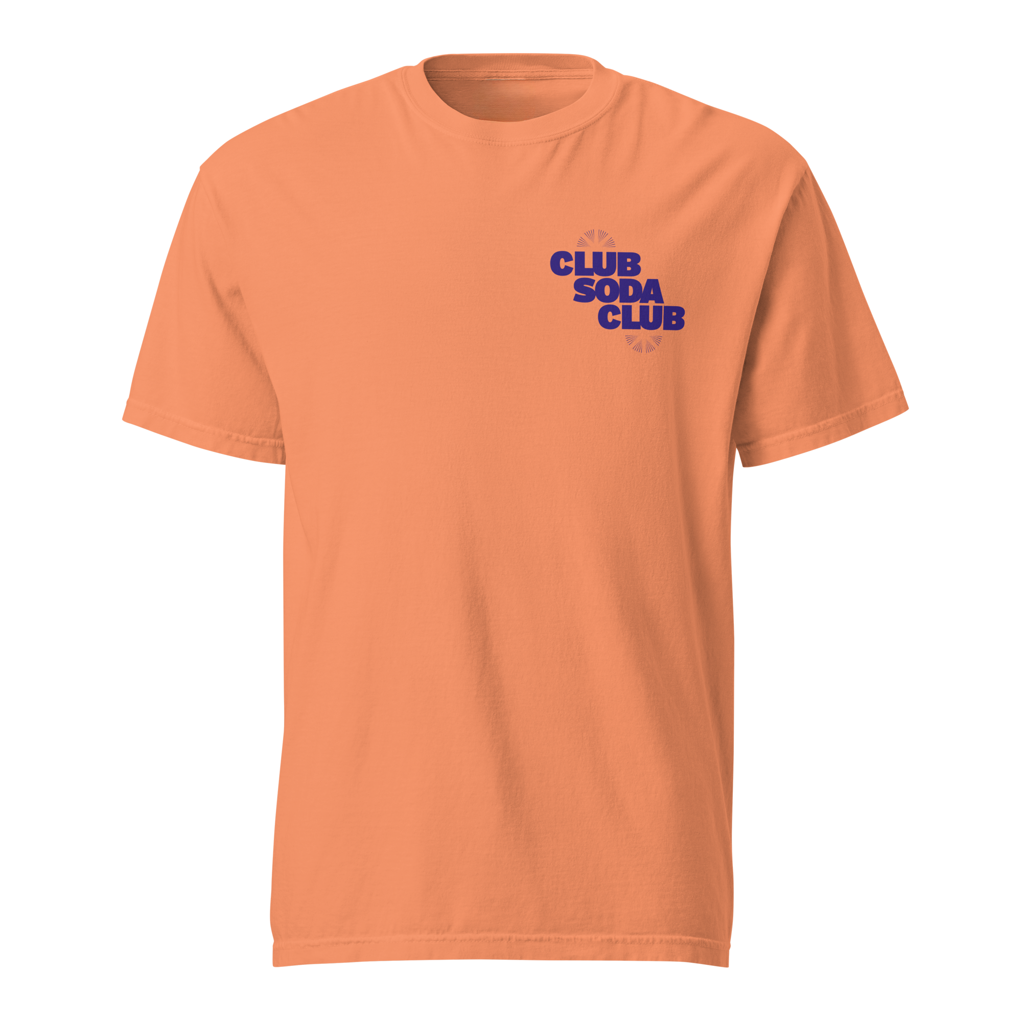 Club Soda on the Rocks Tee (Terracotta Orange)