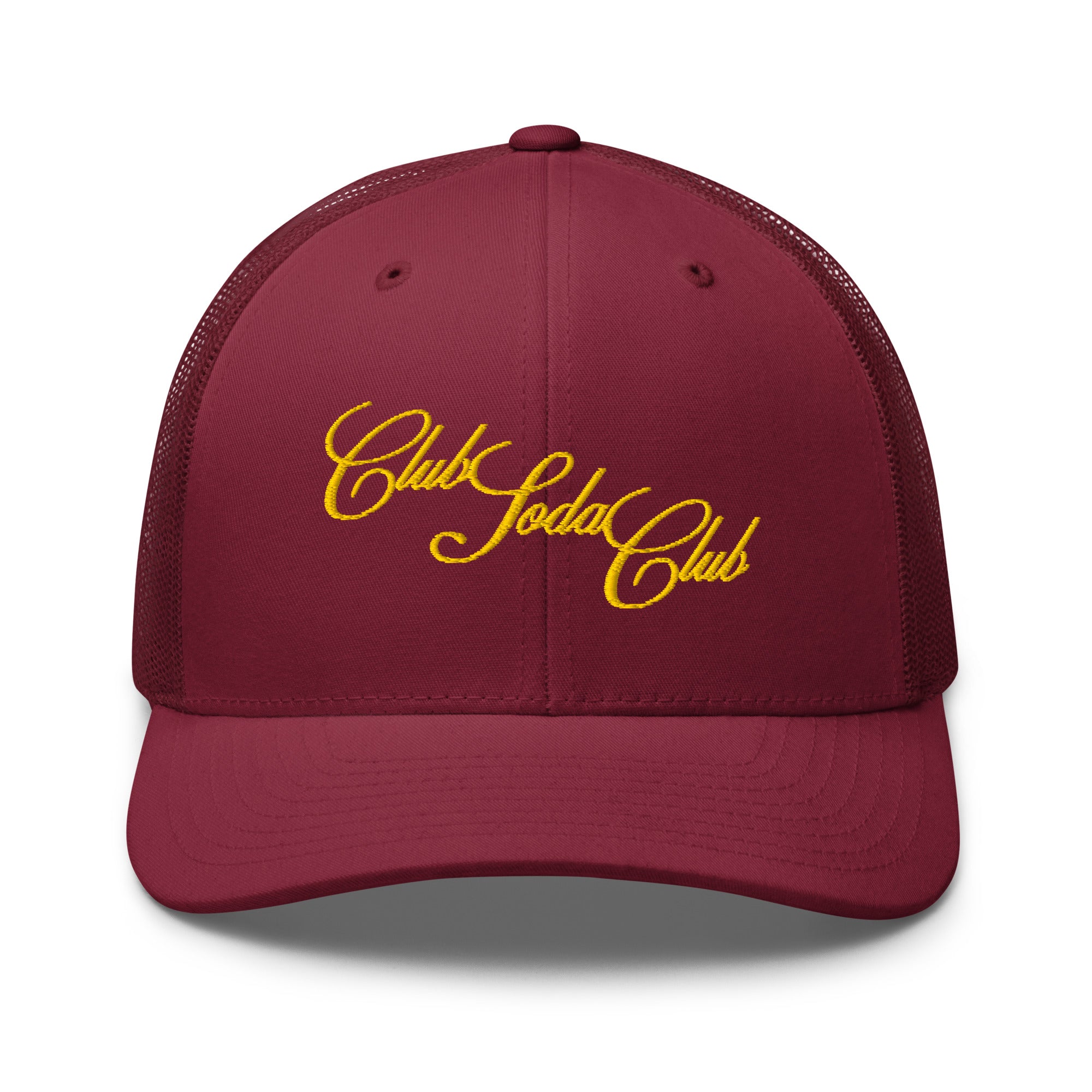 Club Soda Club™ Trucker Hat (Crimson)