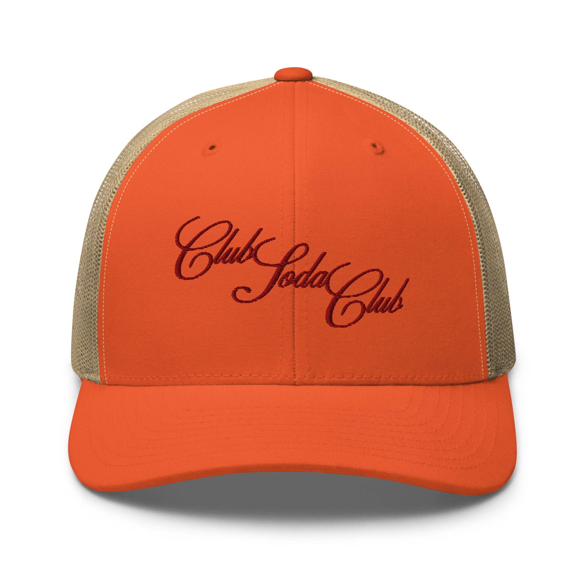 Club Soda Club™ Trucker Hat (Rustic Orange)