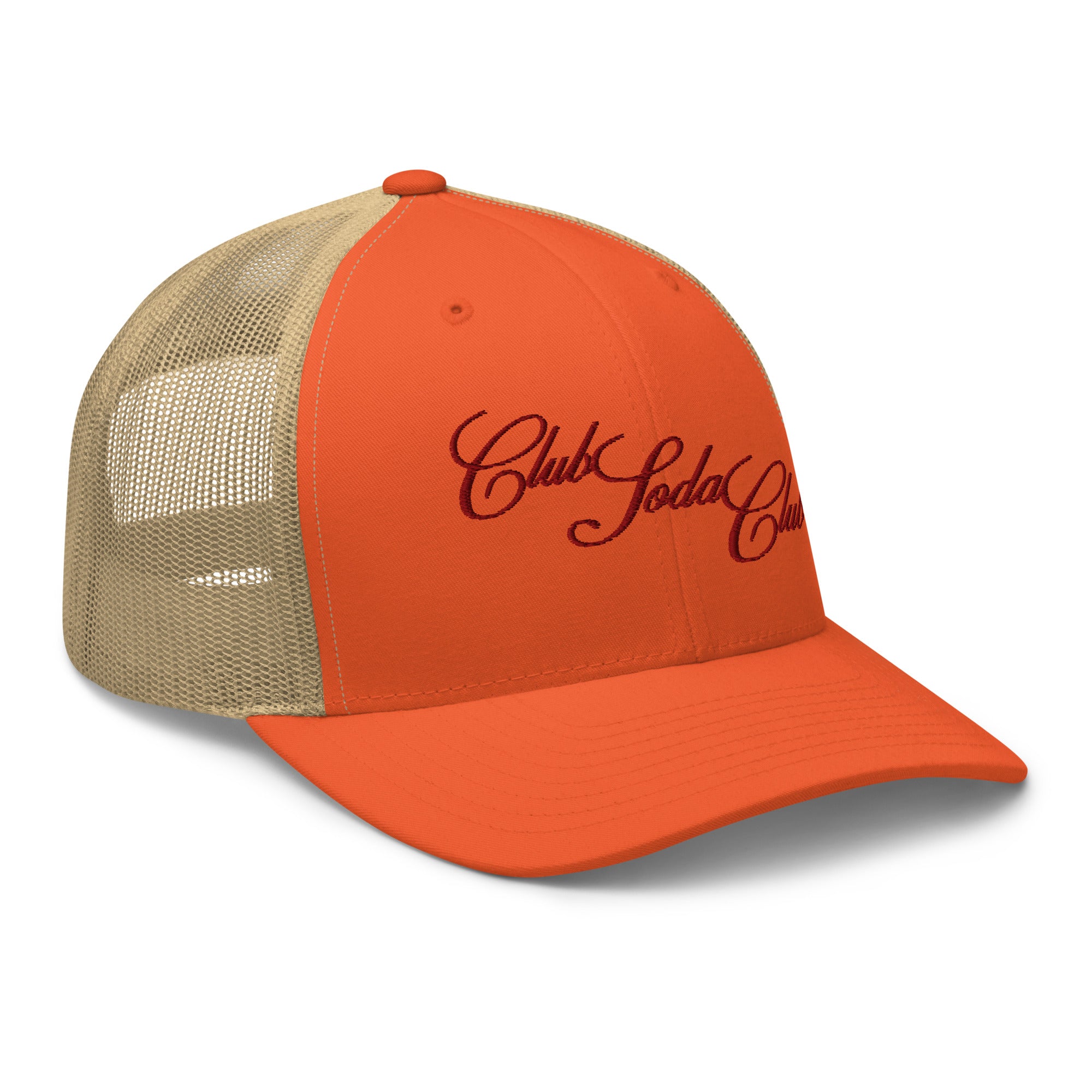 Club Soda Club™ Trucker Hat (Rustic Orange)
