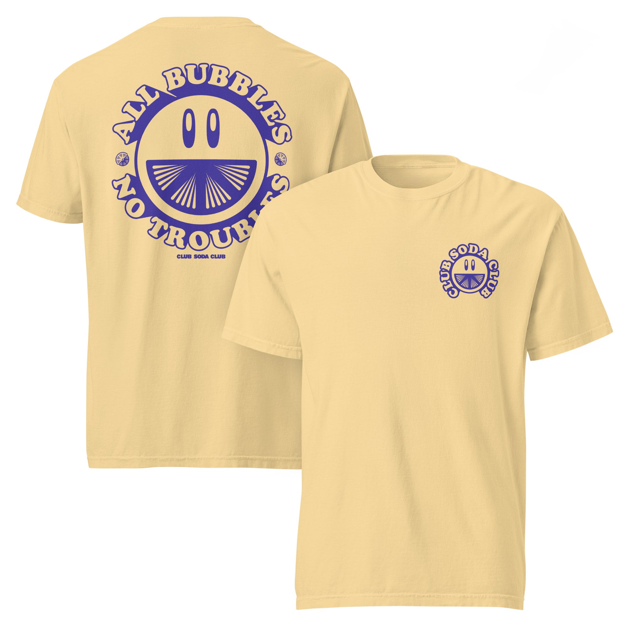 Smiley Face Tee (Butter)
