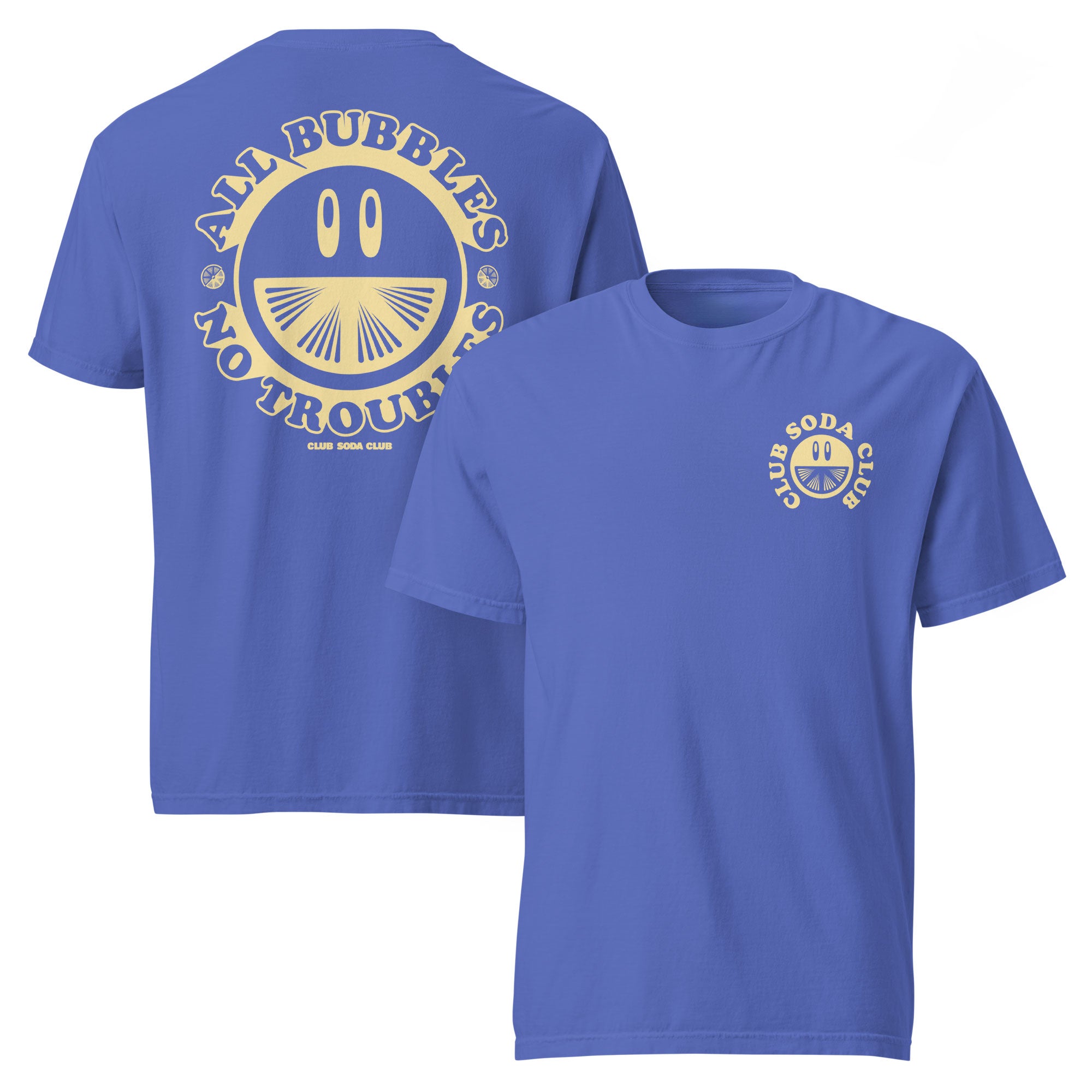 Smiley Face Tee (Florida Blue)