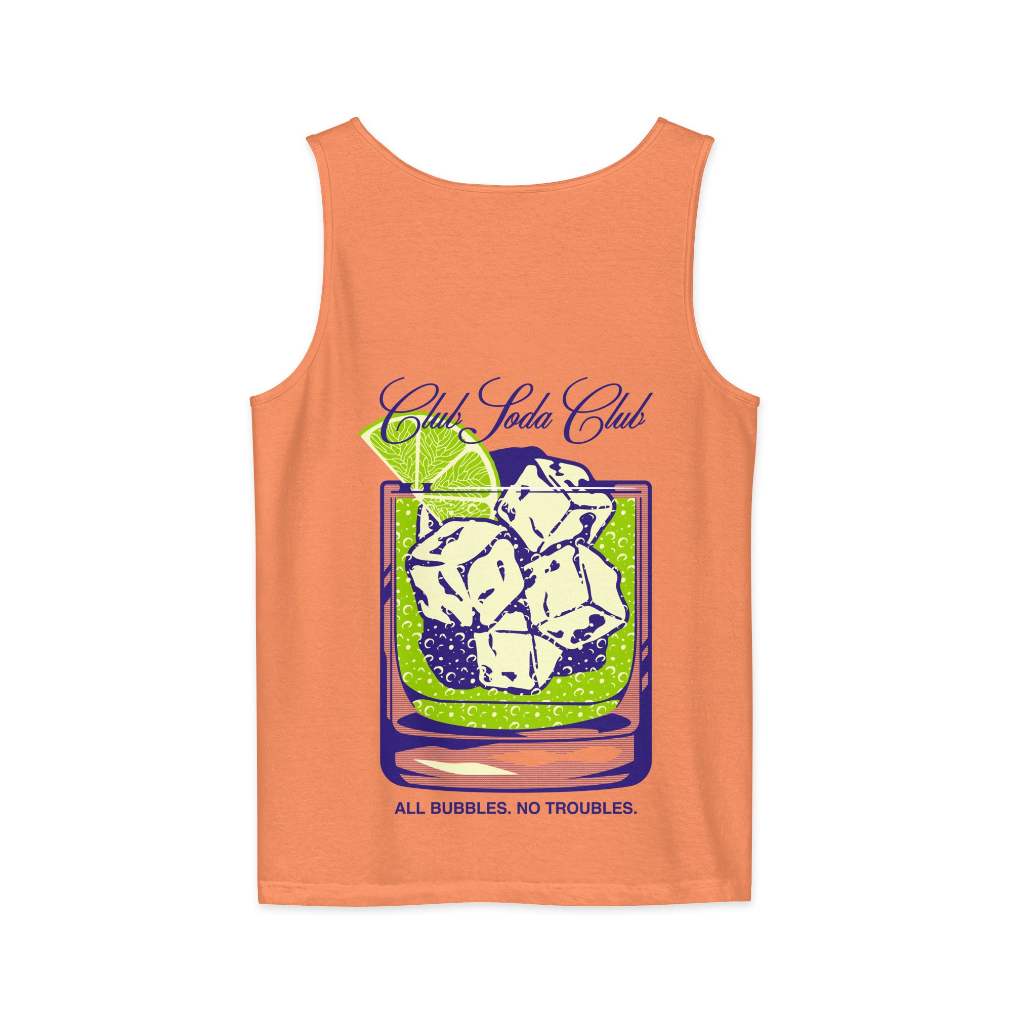 Club Soda on the Rocks Tank Top (Terracotta)