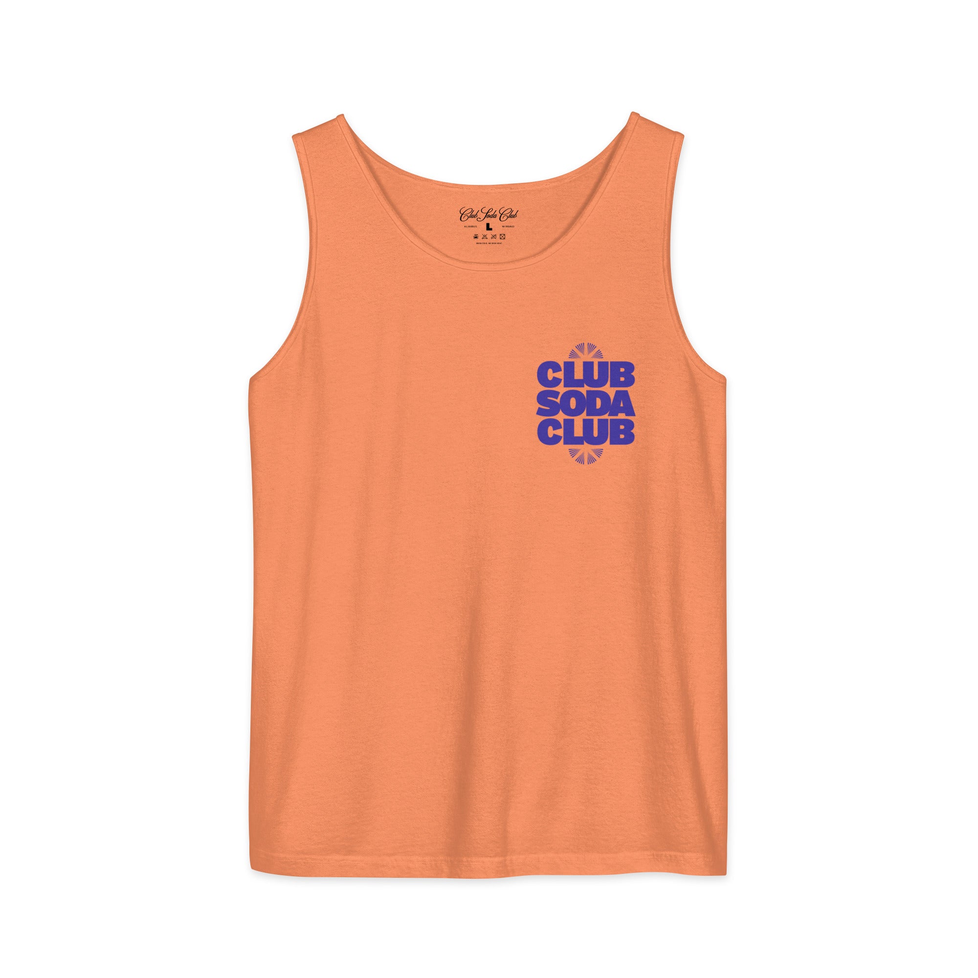 Club Soda on the Rocks Tank Top (Terracotta)