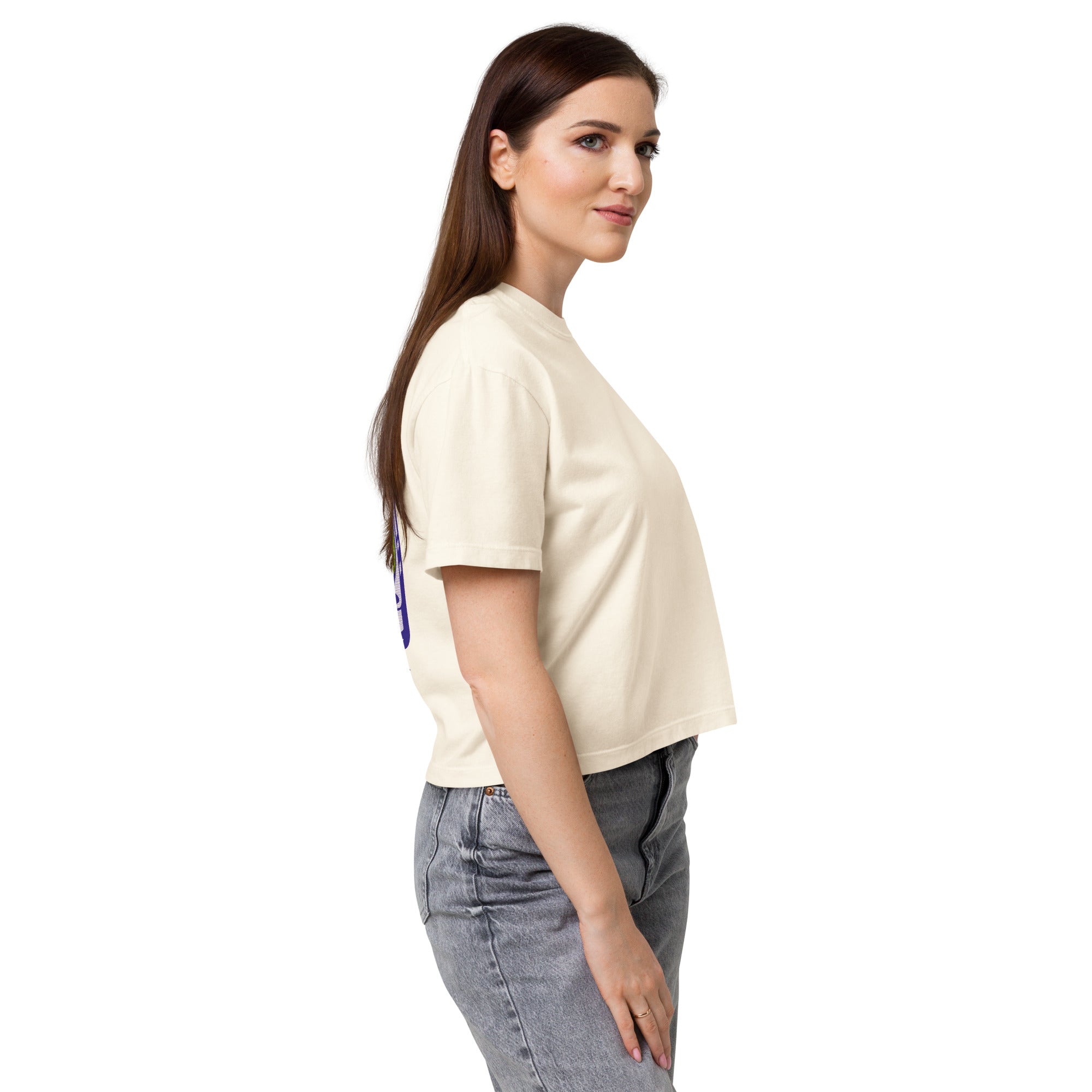 Women's Boxy Tee (Ivory)